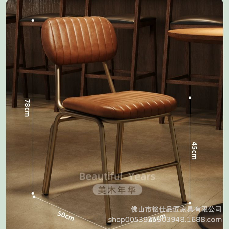 Sedia verticale in ferro battuto