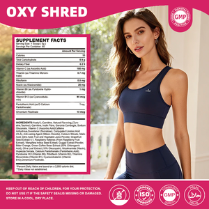 <span class=keywords><strong>Poudre</strong></span> Protéinée Pré-Entraînement OxyShred OEM en Promotion avec L-Carnitine, <span class=keywords><strong>BCAA</strong></span>, Électrolytes pour l'Énergie et le Remodelage Corporel 288g - Product Image 2