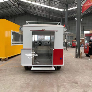 Mobil makan antik disesuaikan mobil makan Hot Dog Pizza kopi es krim berkemah seluler Trailer pasar belanja mobil prasmanan - Product Image 4