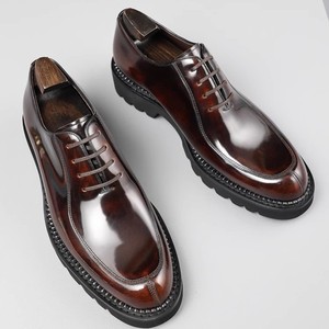 Latest Business Formal Stylish Brogue Men's Shoes With <b>Pointed</b> <b>Toes</b> Men Korean Style Trendy Leather Shoes Versatile Men Shoes - Product Image 2