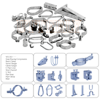 Soporte Antivuelco de Alta Resistencia QT450 de Hierro Dúctil Electrogalvanizado con Certificación UL CE para Tubería de Riego Sch10 Sch40, Suministro de Fábrica