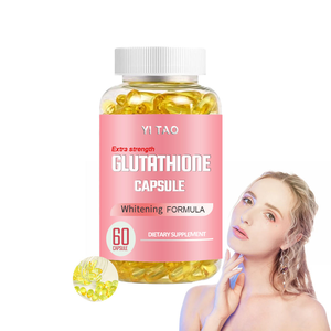 Capsules de glutathion, formule blanchissante extra forte, supplément antioxydant éclaircissant pour la peau, 60 capsules – Sain et sûr - Product Image 2