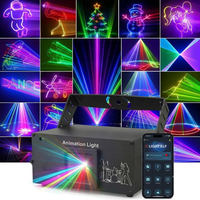 3W RGB LED Disco Verlichting Laser Projector Licht APP DIY Party Verlichting DJ Apparatuur DMX voor Nachtclub/KTV Dansvloer/bruiloft | YSH