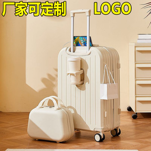 Trolley <b>Suitcase</b> 20 Inch Combination Lock Spinner Wheels Waterproof Unisex Leisure Travel <b>Suitcase</b> - Product Image 5