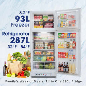 Refrigerador Vertical con Congelador Superior, a Gas, para Uso en Exteriores y en el Hogar, con Almacenamiento Local - Product Image 2