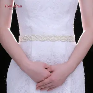 YouLaPan-cinturones de decoración de bola para mujer S353A, cinturones con cuentas de perlas, accesorios de boda, para vestido de dama de honor, cinturones nupciales