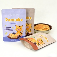 Sachet Doypack Personnalisé Imprimé en Héliogravure Qualité Alimentaire avec Fermeture Zip Refermable, Encoche de Déchirement Facile et Soudure Thermique pour Emballage d'Aliments et de Snacks pour Animaux de Compagnie