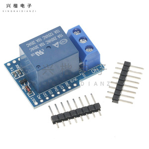 Module de relais 1 canal à déclenchement par niveau élevé pour carte d'extension Wi-Fi D1 Mini, carte d'apprentissage, extension de relais - Product Image 1