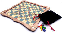 Jeu de société traditionnel en bois Brimtoy Serpents et Échelles personnalisé pour adultes et enfants