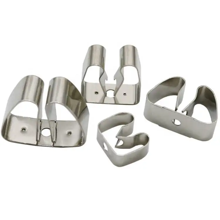 Clipes metálicos personalizados alta precisão para peças metálicas Fábrica fornecimento direto aço inoxidável papel fichário