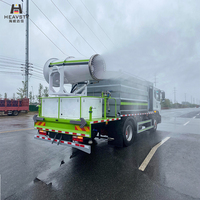 Camion de suppression de poussière diesel HEAVSTY neuf, automatique, 11 m³, canon à brouillard 60 m, châssis haute pression, véhicule de pulvérisation minier, 105 km/h
