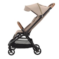 Poussette de voyage pliable automatique de luxe pour bébés et tout-petits, format cabine, avec fonction inclinable, chariot de transport pour nouveau-nés