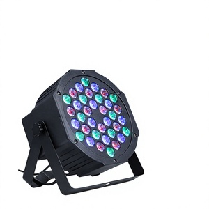 Projecteur PAR LED plat 36x RGB haute luminosité DMX pour DJ, discothèque, scène, Noël, IP33, intensité variable - Product Image 2