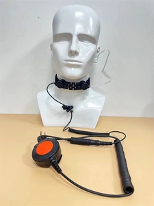 Bombero Casco Intercomunicador Radio Comunicar Estación de lucha contra incendios Auriculares Ptt Mic para <span class=keywords><strong>Motorola</strong></span> Walkie Talkie - Product Image 6