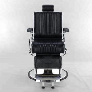 Sillas de Barbería Modernas y Resistentes BonnieBeauty con Estructura de Hierro Fundido, Cuero PU, Bomba Hidráulica y Capacidad de 300 kg - Product Image 5