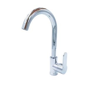 Robinet de cuisine moderne à poignée unique en laiton, robinet de lavabo à montage sur pont, finition plaquée, certifié Cupc, robinets d'hôtel en ABS - Product Image 1