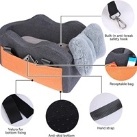 Coussin de siège auto lavable pour chiens de petite et moyenne taille, lit de voyage portable pour sièges avant et arrière