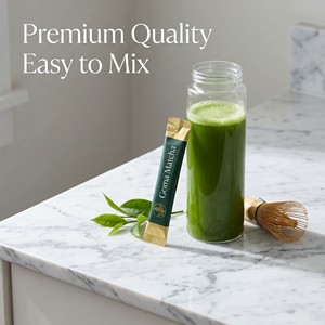 Sachets de Té Verde Matcha Instantáneo Orgánico en Polvo, Portátiles, Ideales para Viajes, de Disolución Rápida, Marca Privada, Venta al por Mayor - Product Image 1