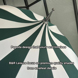 Ombrellone da Esterno di Lusso Moderno per Hotel, Cortile, Giardino, Piscina, Resort, con Palo in Alluminio e Tessuto in Poliestere - Product Image 5