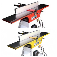 Raboteuse-Dégauchisseuse Combinée Portable 1,5 CV 220 V 6 Pouces avec Garde de Sécurité pour le Travail du Bois