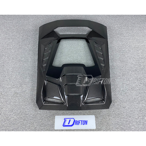 Couvercle de moteur arrière en Fiber de carbone sec de Style Tecnica pour Lamborghini Huracan LP580 LP610 EVO 2014-2025 - Product Image 2