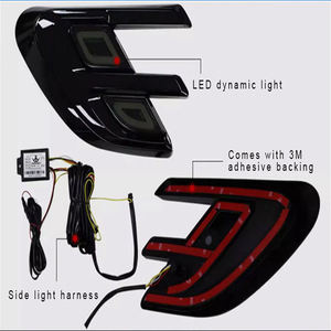 Kits de carrosserie de luxe pour Mercedes Benz Vito W447 2014-2023, poignées de porte avant et arrière, style aile volante, couvre-garde-boue latéral, clignotants LED - Product Image 3