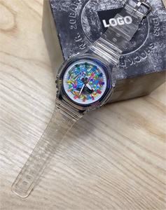 Montre de luxe de haute qualité à marque privée, cadran personnalisé avec logo, mouvement 3ATM, luminescent, en acier inoxydable, montre à quartz pour hommes - Product Image 3