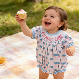 Tutina Corta a Bolle di Alta Qualità con Fiocchi Rosa e Volant Ricamati a Mano Yihui, Stile Bishop, Body per Neonati, Abbigliamento Comodo per Bambini - Product Image 2