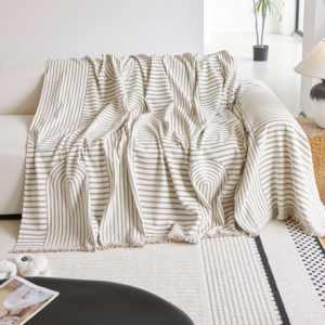 Funda Nórdica de Chenilla, Jacquard Tejido a Color, Geométrico, de Doble Cara, para Sofá, Cojín, Alfombra de Sofá de una Pieza - Product Image 5