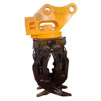 YANTAI WEIXIANG Grappin hydraulique pour bois avec rotation à 360° °   Rotation pour engins de construction de 6 à 9 tonnes