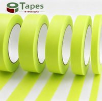 Ruban adhésif en papier vert pomme personnalisé, ruban washi pour surfaces murales, personnalisation du papier lisse pour murs extérieurs