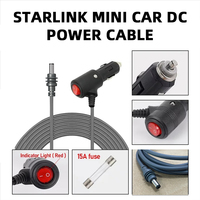 Source usine Starlink Mini câble d'alimentation cc 12-24V USB C prise allume-cigare DC cordon mâle câble de données