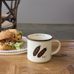 Cute Dachshund Coffee Mug Ceramic Latte Cups Custom Printed Mugs - Product Image 5