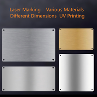 Plaques signalétiques et étiquettes d'identification personnalisées en métal – Usinage CNC et gravure laser sur aluminium/acier inoxydable