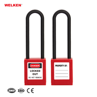 Meilleur vendeur fabrication de cadenas cadenas de sécurité en nylon isolation principale 76mm de long verrouillage cadenas de verrouillage
