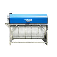Système de filtration OEM Water Cycle 300 tonnes, filtre à tambour en acier inoxydable pour l'aquaculture, l'élevage de poissons, l'équipement agricole