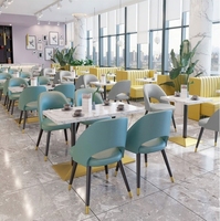 Vente en gros d'usine Tables et chaises de restaurant pas chères Meubles Canapés de restaurant en bois et en cuir Sièges de banquette Table de café d'hôtel