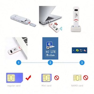Router Portátil 150Mbps Cat4 3G 4G USB, Módem 4G LTE con Ranura para <span class=keywords><strong>Tarjeta</strong></span> SIM, Módem WiFi 4G, Dongle Router para Actividades al Aire Libre - Product Image 6