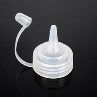 Capuchon 38/410 avec bec verseur pointu, capuchon de bouteille en plastique pour bouteilles de ketchup