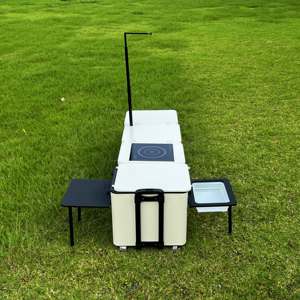 Boîte de <span class=keywords><strong>cuisine</strong></span> portable en acier inoxydable pour voiture, <span class=keywords><strong>camping</strong></span>, utilisable en toutes saisons - Product Image 5