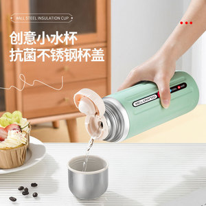 Taza termo de gran capacidad de acero inoxidable 316, tetera portátil moderna para deportes al aire libre, cordón, taza <span class=keywords><strong>romana</strong></span> de cañón pequeño - Product Image 1