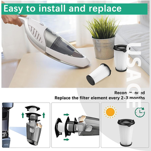 Filtre compatible avec les pièces <span class=keywords><strong>Electrolux</strong></span> AEG AEF150 AEG CX7-2-45AN CX7-2-35FFP CX7-2-30GM <span class=keywords><strong>accessoires</strong></span> d'<span class=keywords><strong>aspirateur</strong></span> - Product Image 4