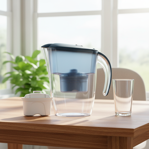 Carafe filtrante à <span class=keywords><strong>eau</strong></span> alcaline Izonic de haute qualité, 2,5 L, à charbon actif manuel, purificateur d'<span class=keywords><strong>eau</strong></span> domestique - Product Image 1