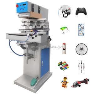 4 Color Shuttle <strong>Pad</strong> <strong>Printing</strong> Machine Semi-Automatic Tampografia Ink Cup Printer Gravure <strong>Plate</strong> New Condition Featuring Engine - Product Image 1