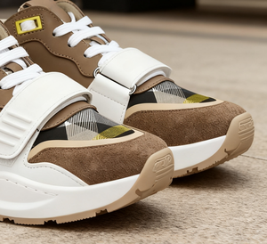 2026 Trendy High Quality Genuine Leather Luxury <b>Sneakers</b> Men's Fashion Walking <b>Shoes</b> Best Selling Athletic <b>Shoes</b> - Product Image 2