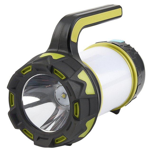 Dual Light Source T6+60 LED Handheld Lamp Large Capacity USB Charging Long-Range Strong Light Rechargeable Camping Lamp Garden
