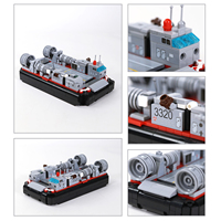 Wange 3525 Type 726 LCAC Aircraft Submarine Navy MOC Bricks Model Assembly Building Block Plastic Toy Set Kids Gift Wholesale