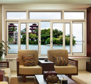 <span class=keywords><strong>Finestre</strong></span> Scorrevoli a Doppio Vetro, Porta Esterna per Patio, Porta Scorrevole in Alluminio Insonorizzata per Balcone - Product Image 5