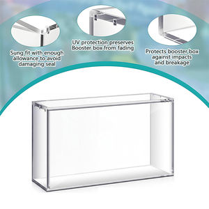 Boîte de présentation en acrylique pour la collection <span class=keywords><strong>Ultra</strong></span> <span class=keywords><strong>Premium</strong></span> de Moltres Ex de Team Rocket du jeu de cartes à collectionner Pokémon, étui de protection en acrylique anti-poussière - Product Image 2