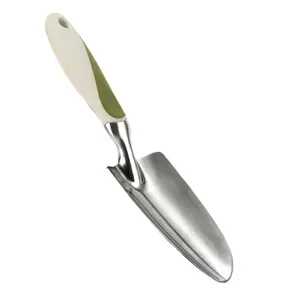 Quality aluminium steel head PP TPR handle spring professional gardening tools wholesale suppliers trowel